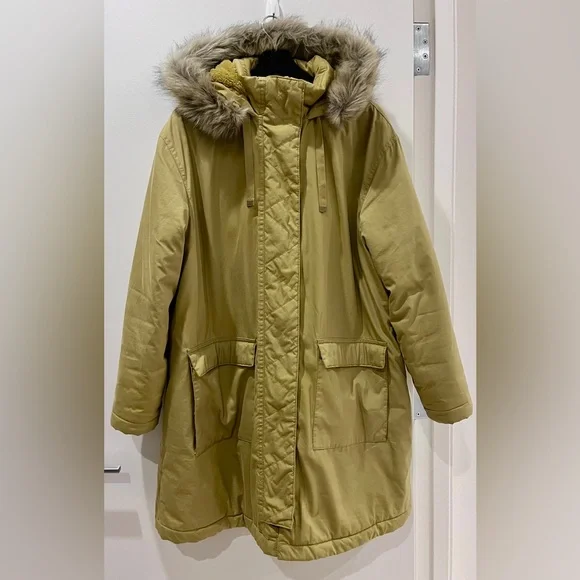 Universal Thread Mustard Water-Resistant Jacket - Picture 3 of 10